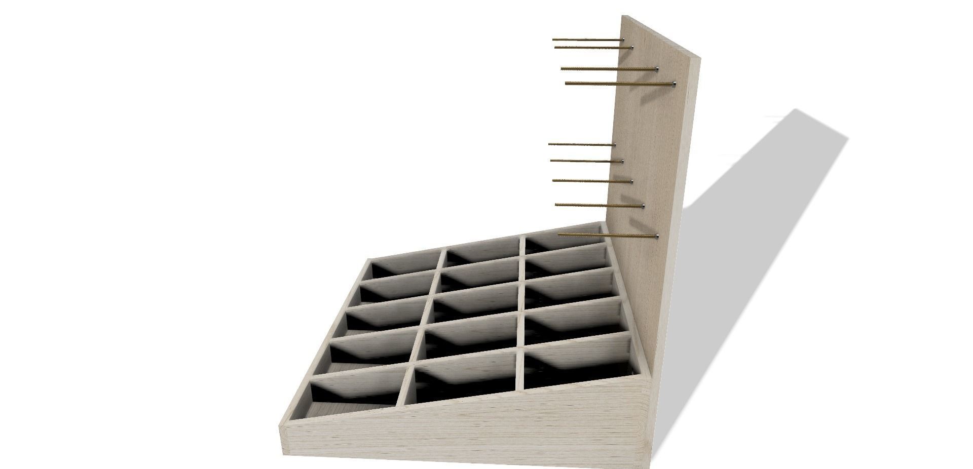 Store counter display 3D model_1