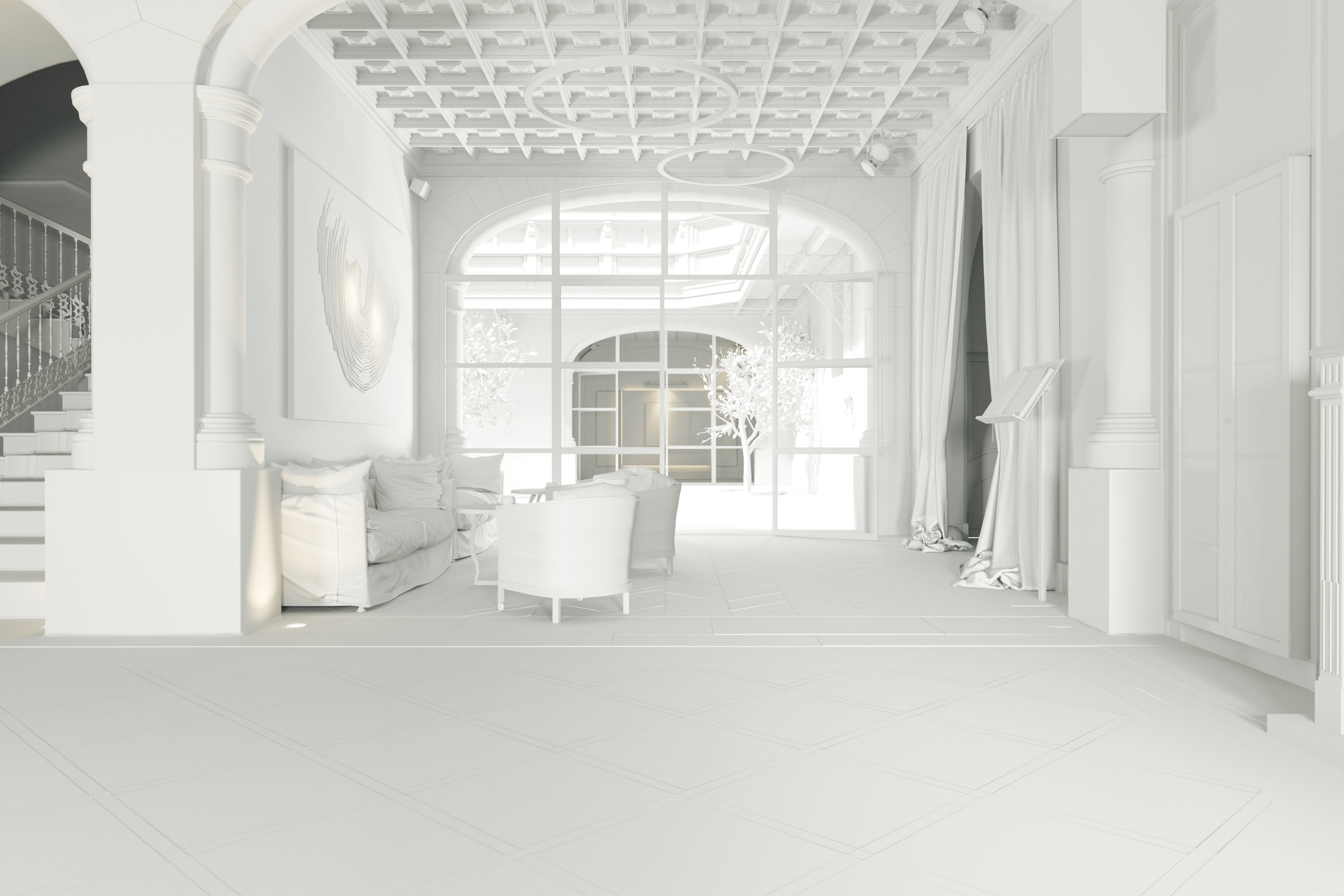 AVE Hotel Sant Francesc 3D model_1
