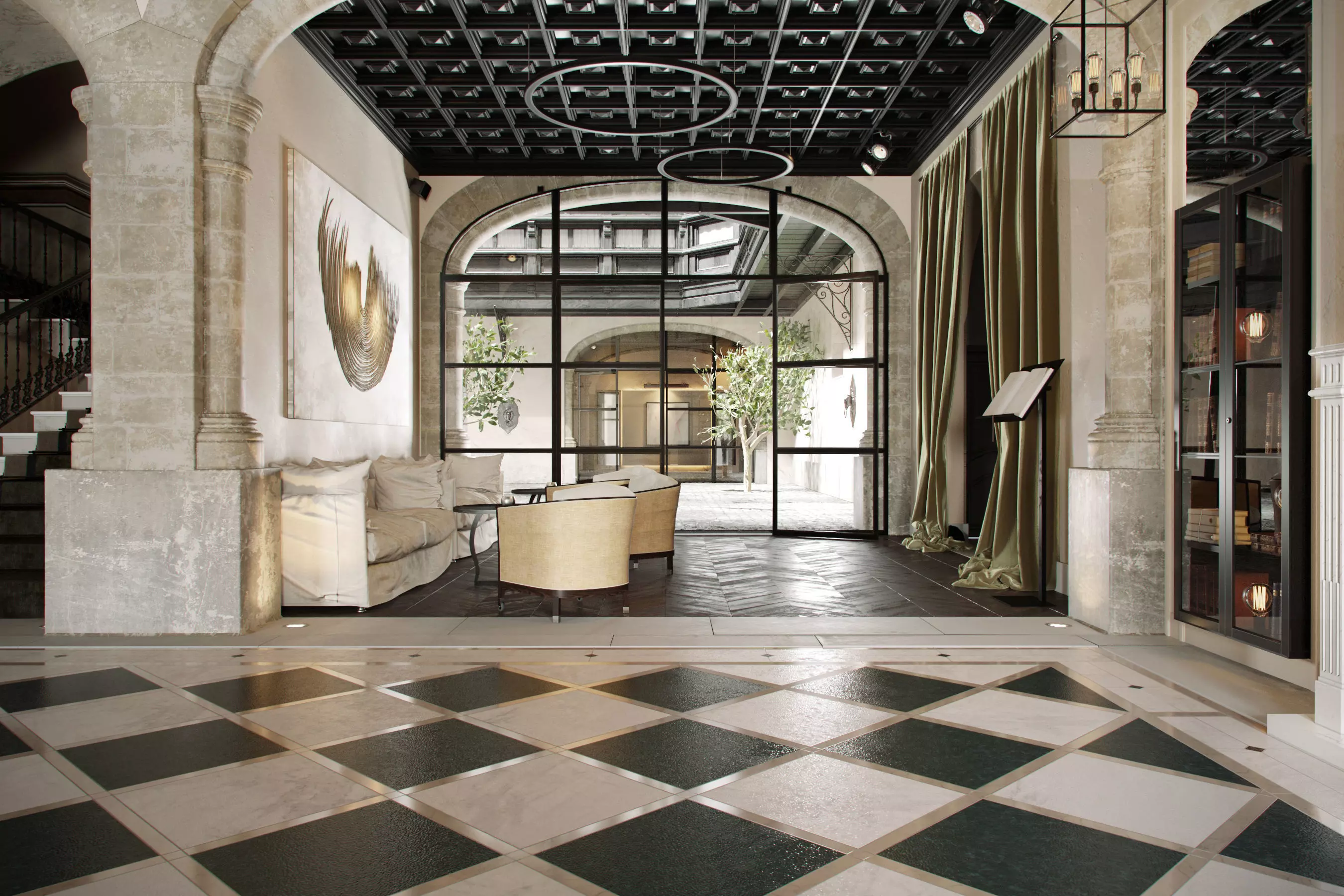 AVE Hotel Sant Francesc 3D model_0