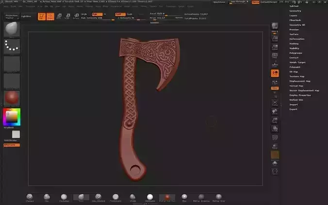 Axe relief for cnc 