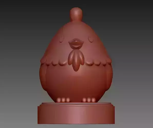 Cute bird for 3D printing