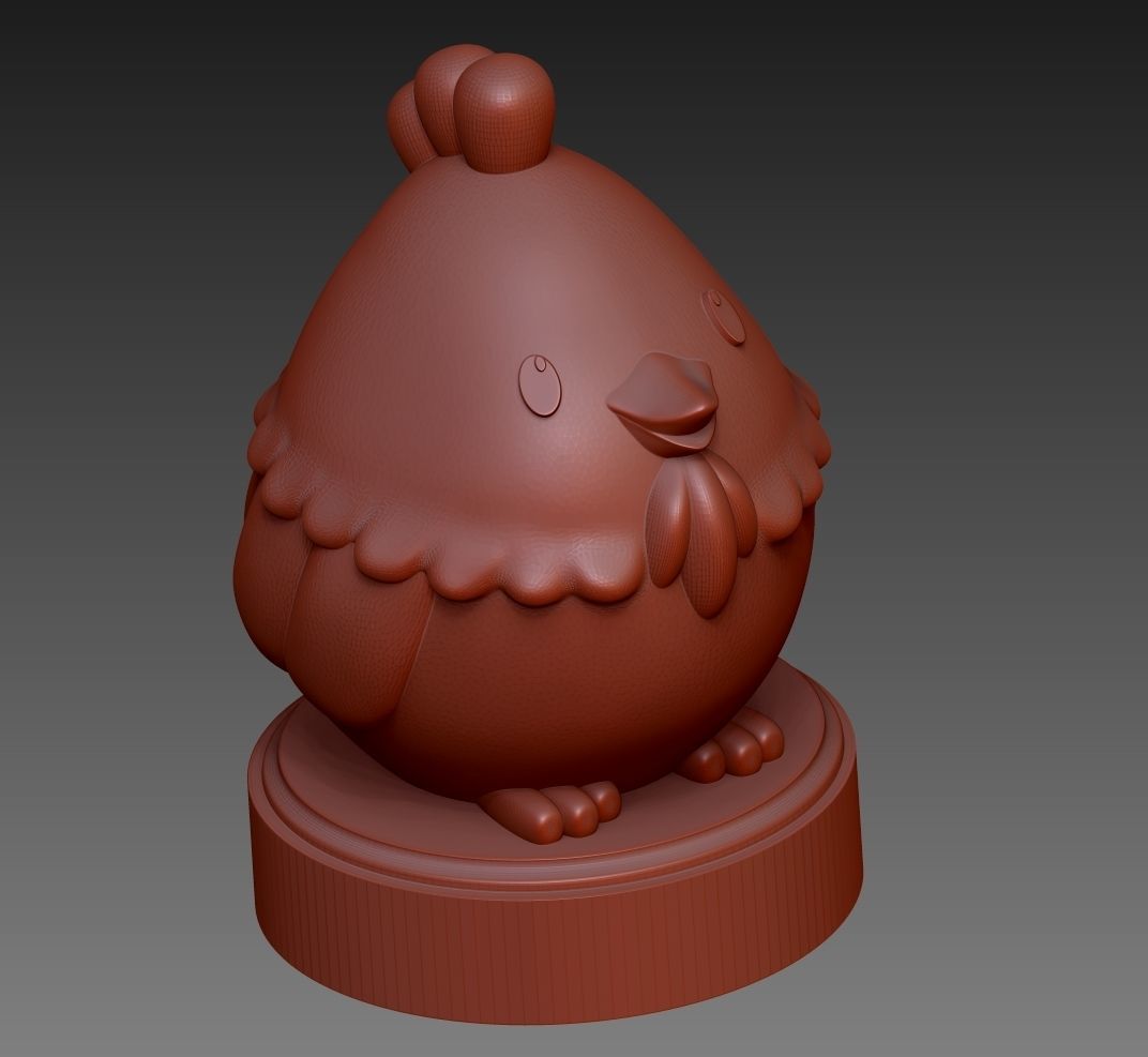 Cute bird for 3D printing 3D print model_2