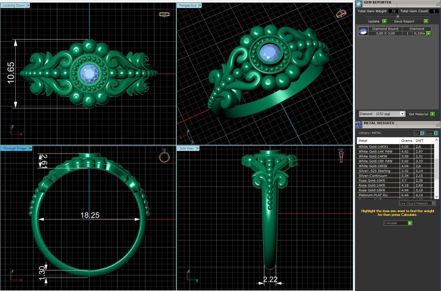 Ring Classic R 0082 and Ring Classic R 0082v2 3D print model_16