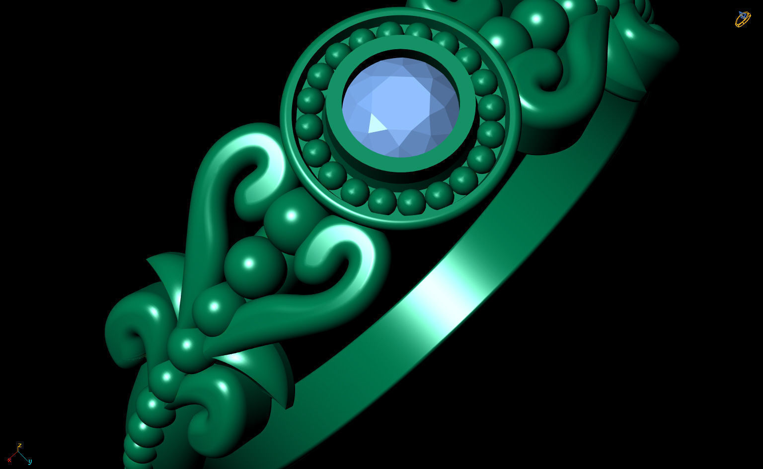 Ring Classic R 0082 and Ring Classic R 0082v2 3D print model_7