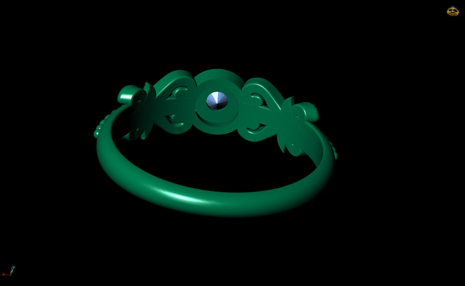 Ring Classic R 0082 and Ring Classic R 0082v2 3D print model_22