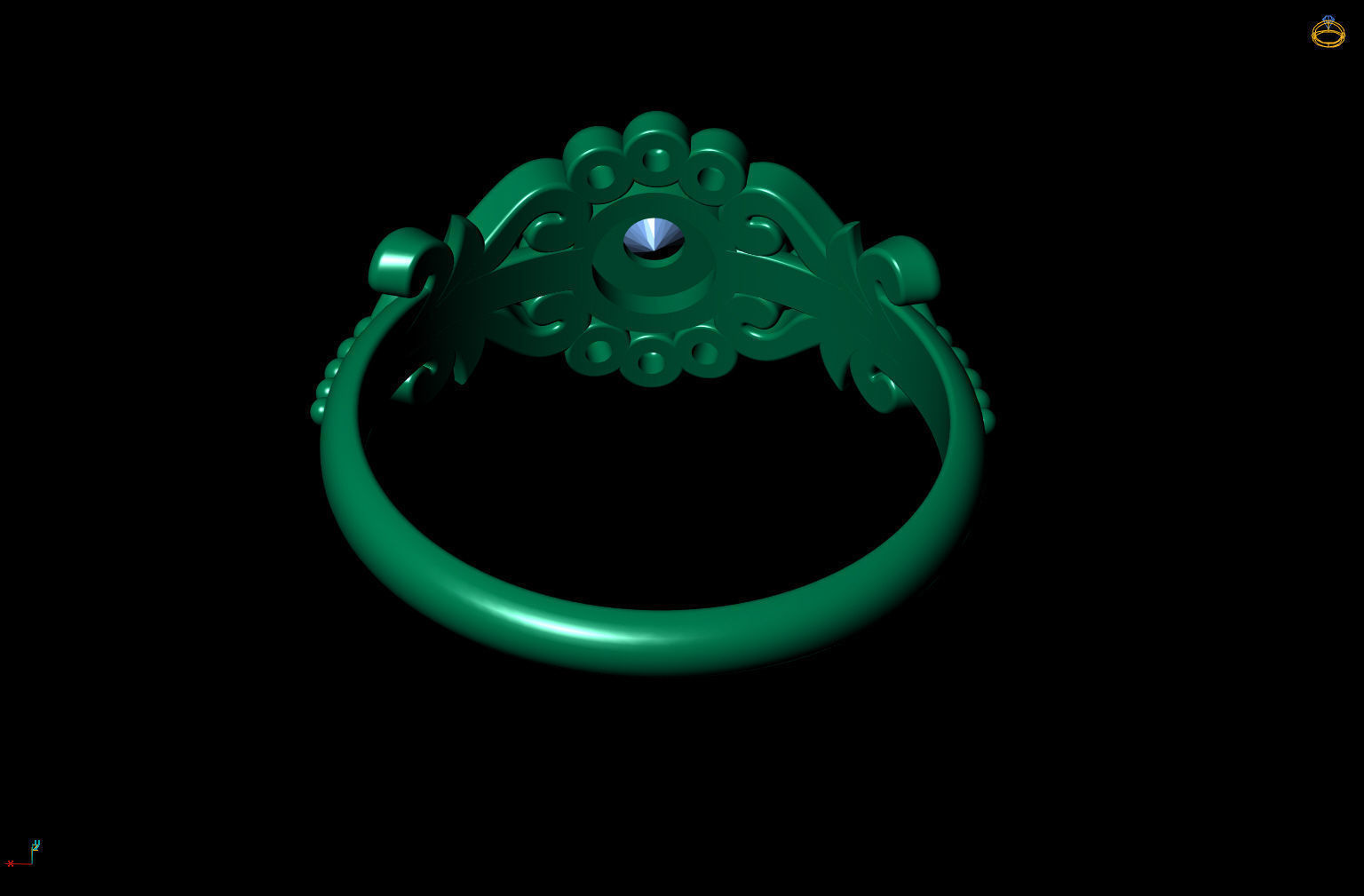 Ring Classic R 0082 and Ring Classic R 0082v2 3D print model_18