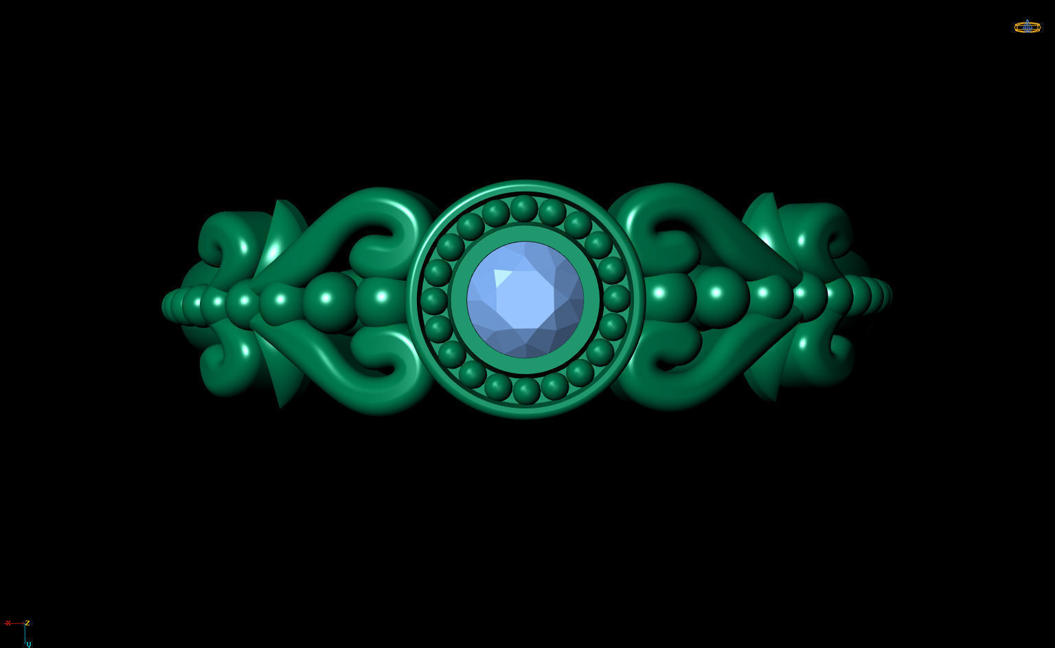 Ring Classic R 0082 and Ring Classic R 0082v2 3D print model_9