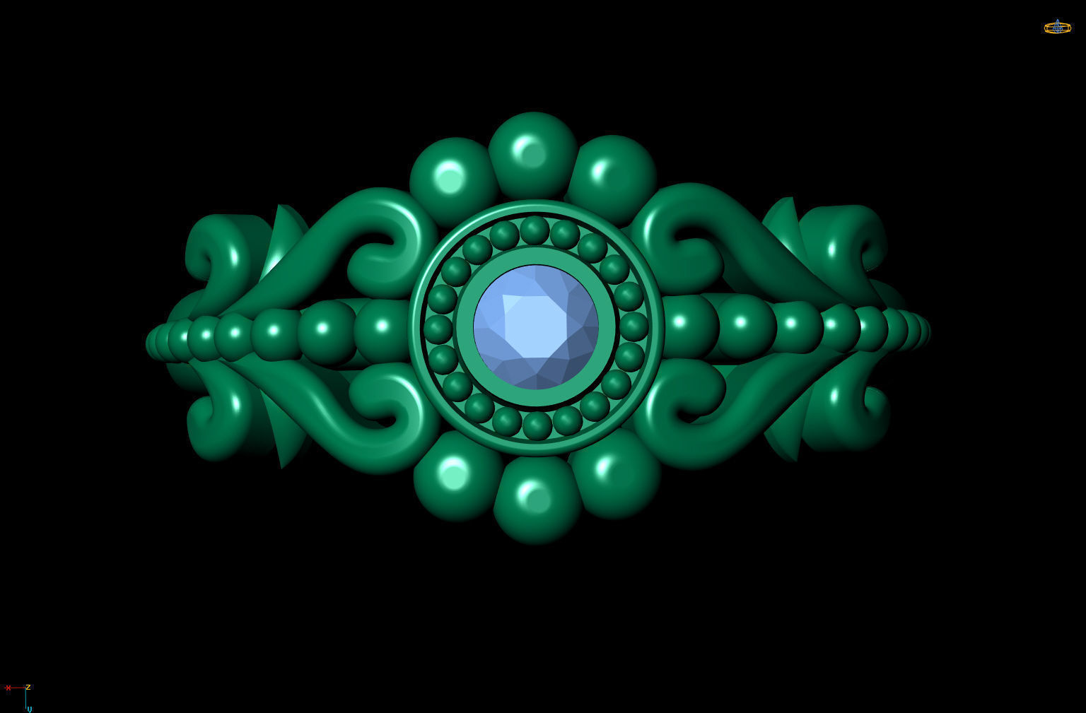 Ring Classic R 0082 and Ring Classic R 0082v2 3D print model_21