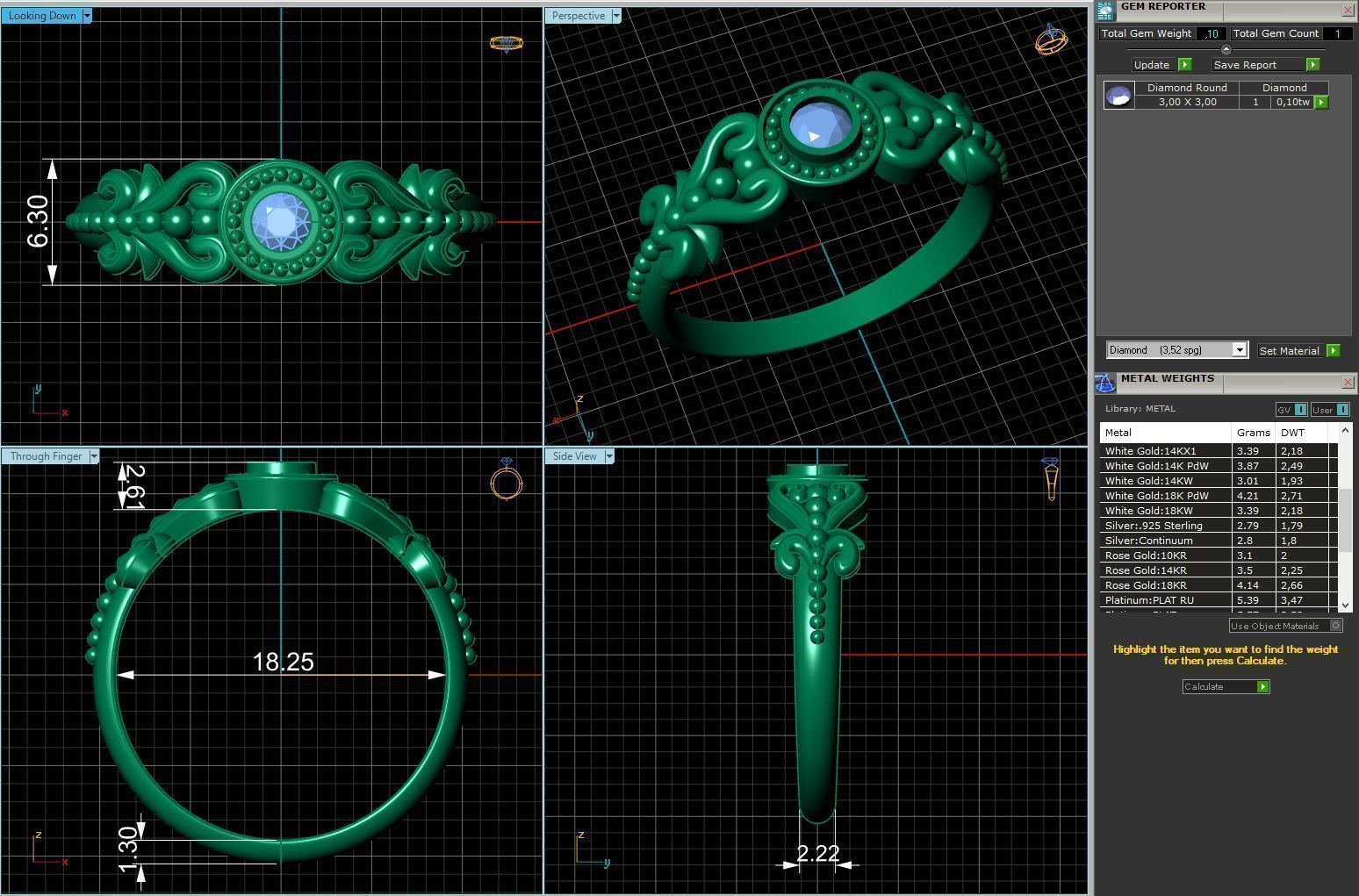 Ring Classic R 0082 and Ring Classic R 0082v2 3D print model_17