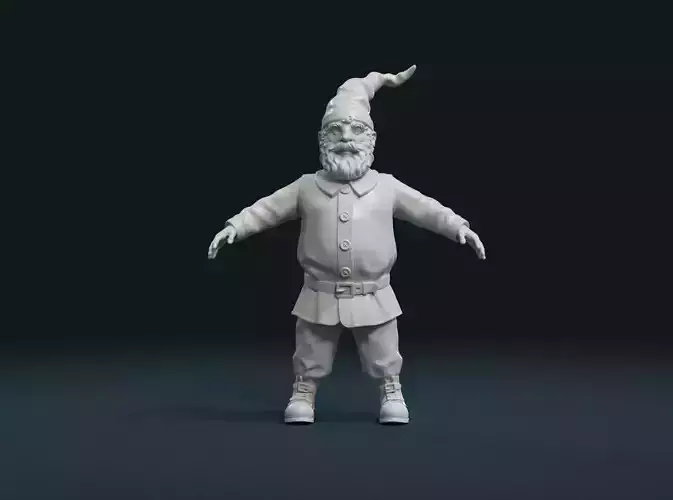 Gnome Sculpture 3D print model