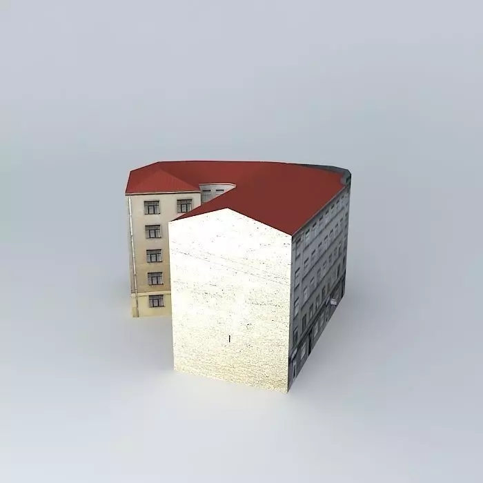Riga Brivibas street Free 3D model_0