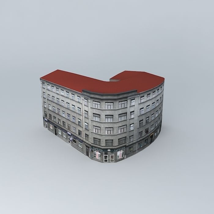 Riga Brivibas street Free 3D model_2