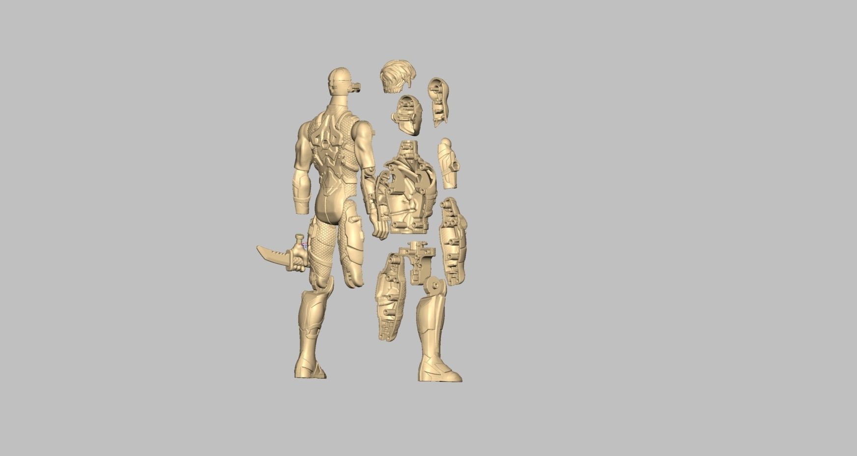 00037 Designed for 3D printing 3D print model_5