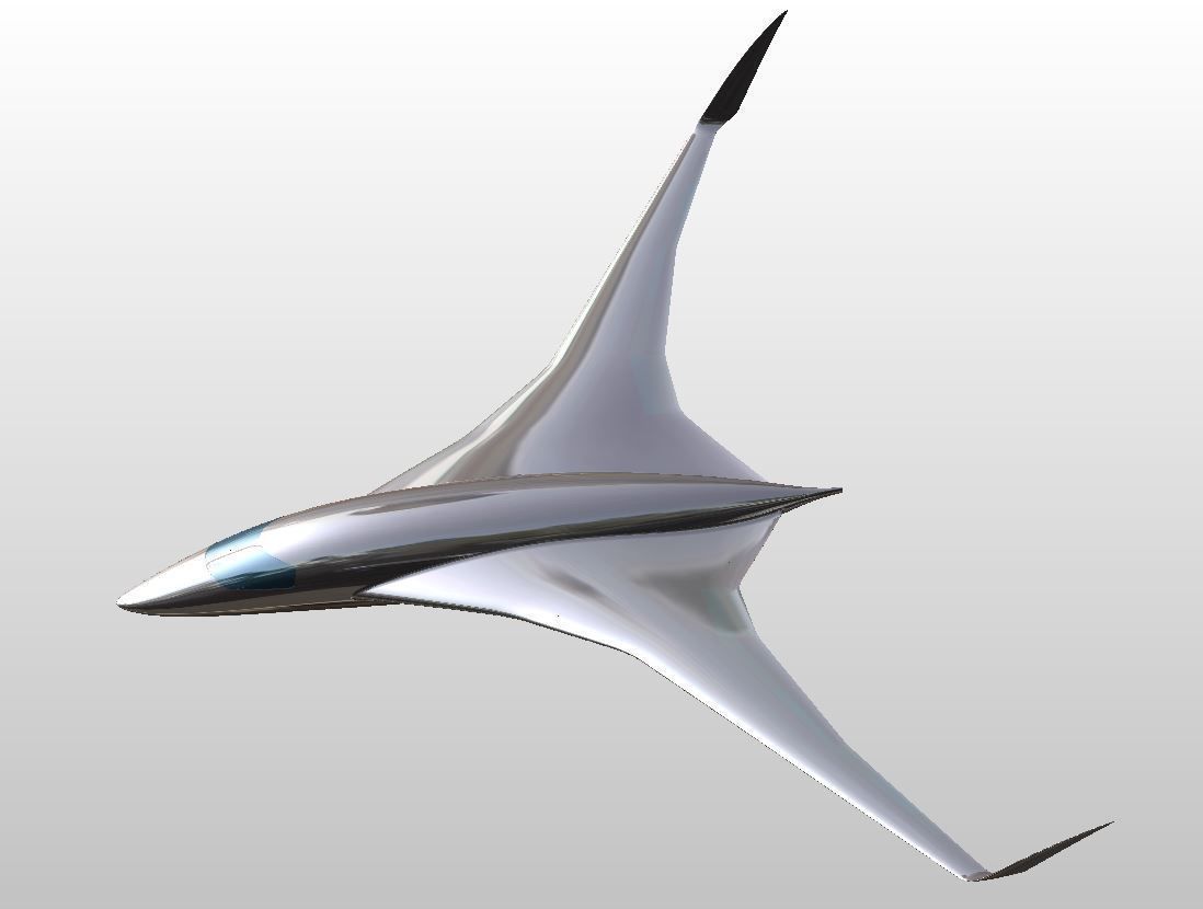 BWB EVO M 3D model_16