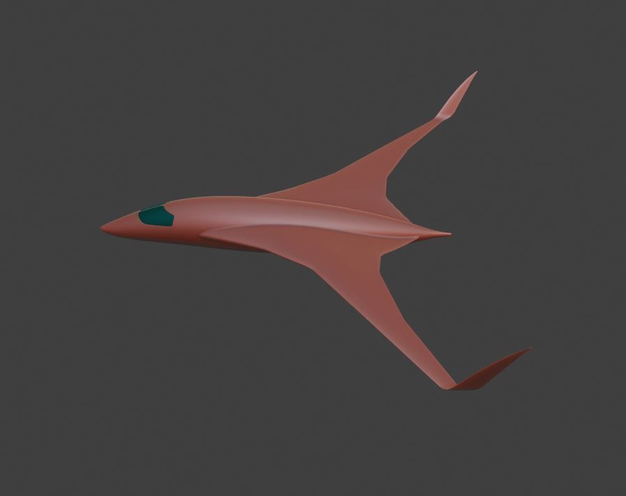 BWB EVO M 3D model_35