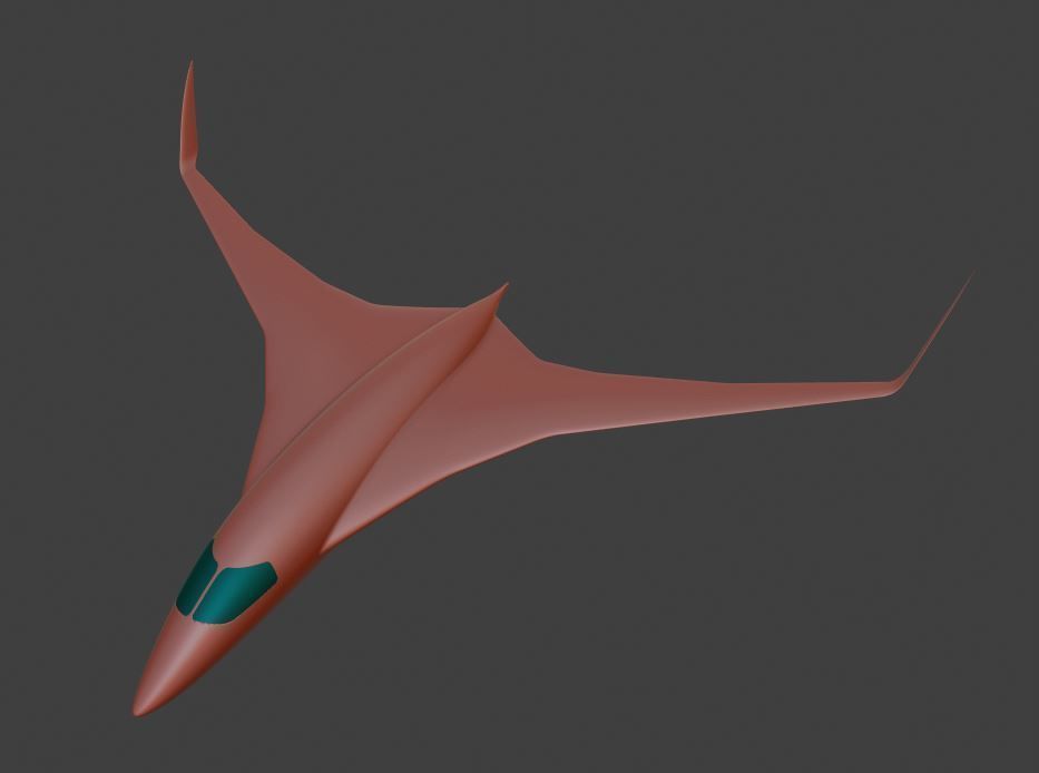 BWB EVO M 3D model_37