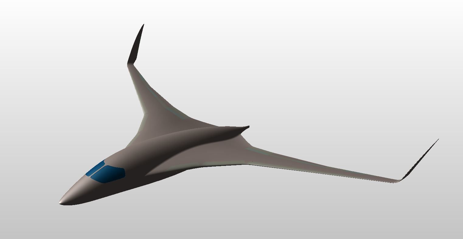 BWB EVO M 3D model_22