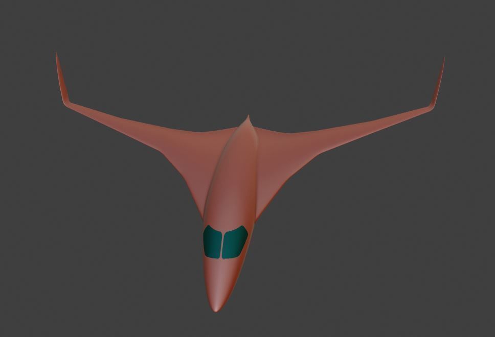 BWB EVO M 3D model_38