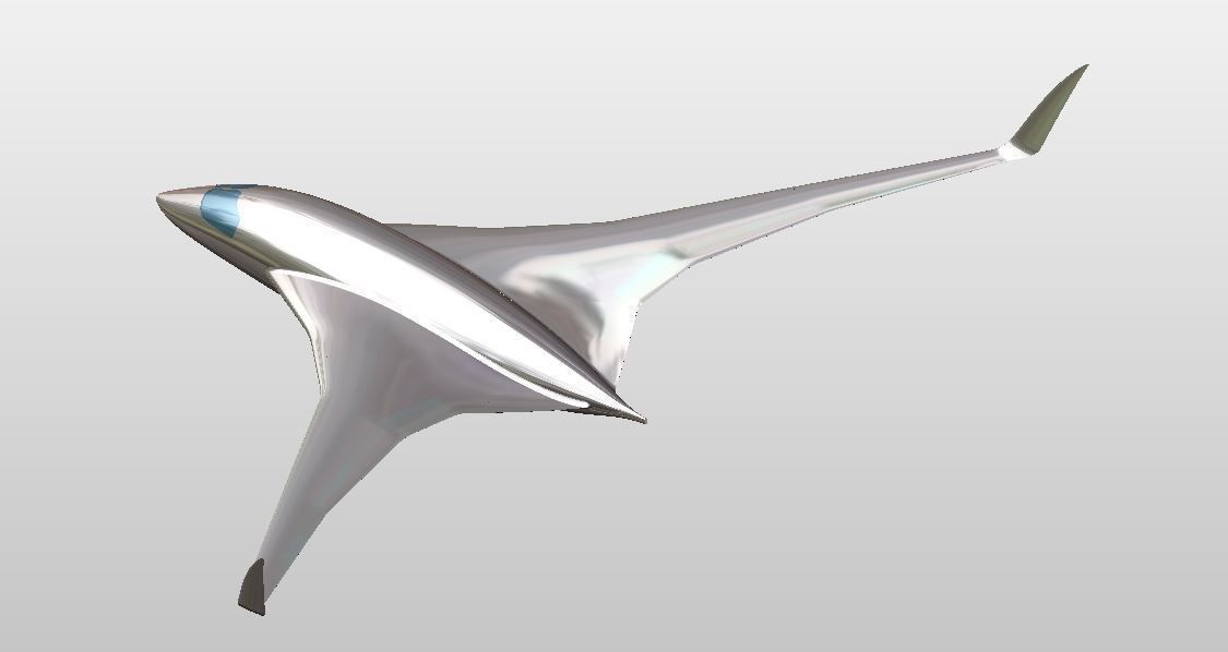 BWB EVO M 3D model_14