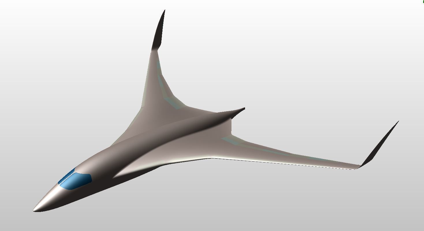 BWB EVO M 3D model_21