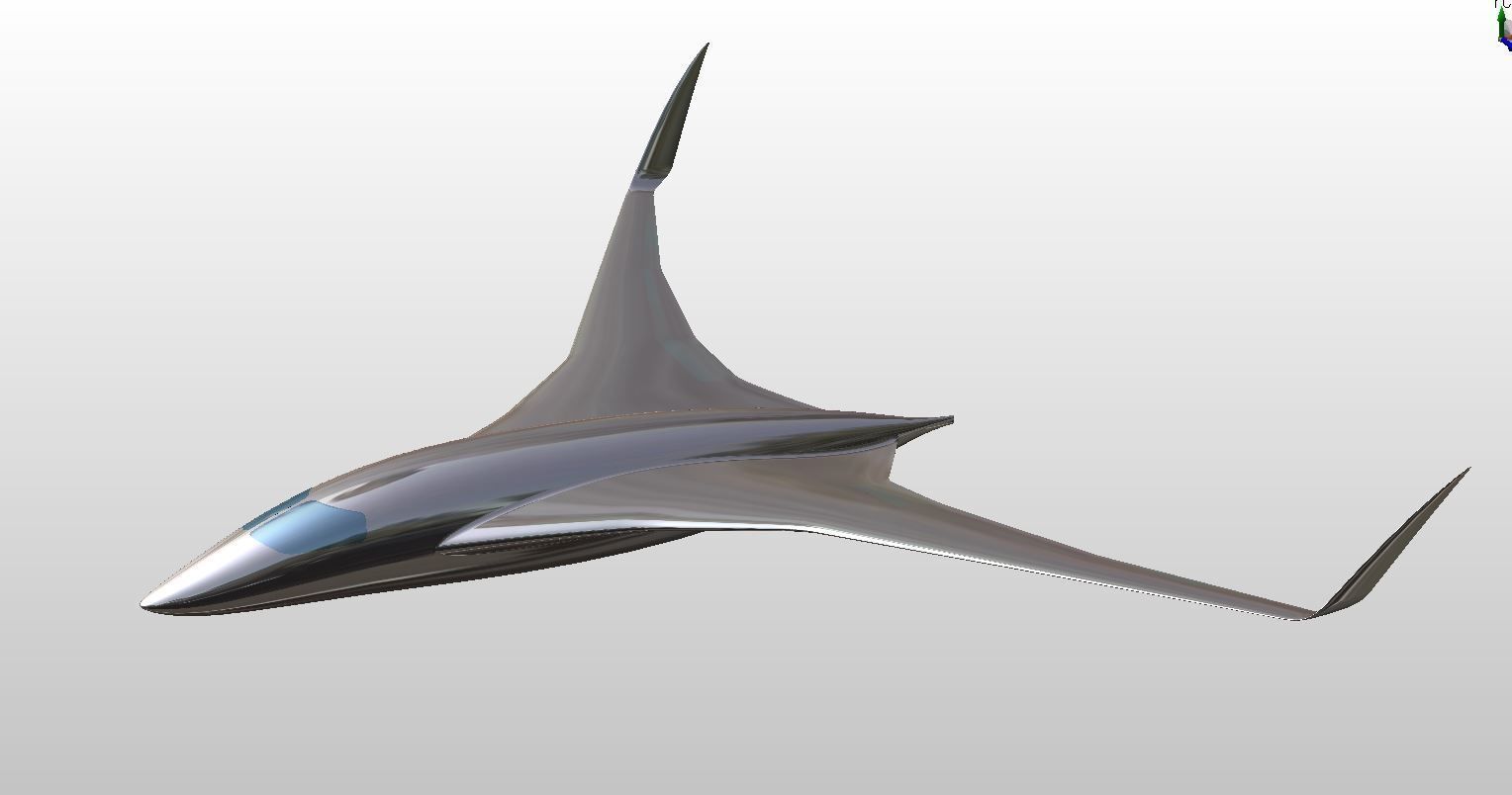 BWB EVO M 3D model_17