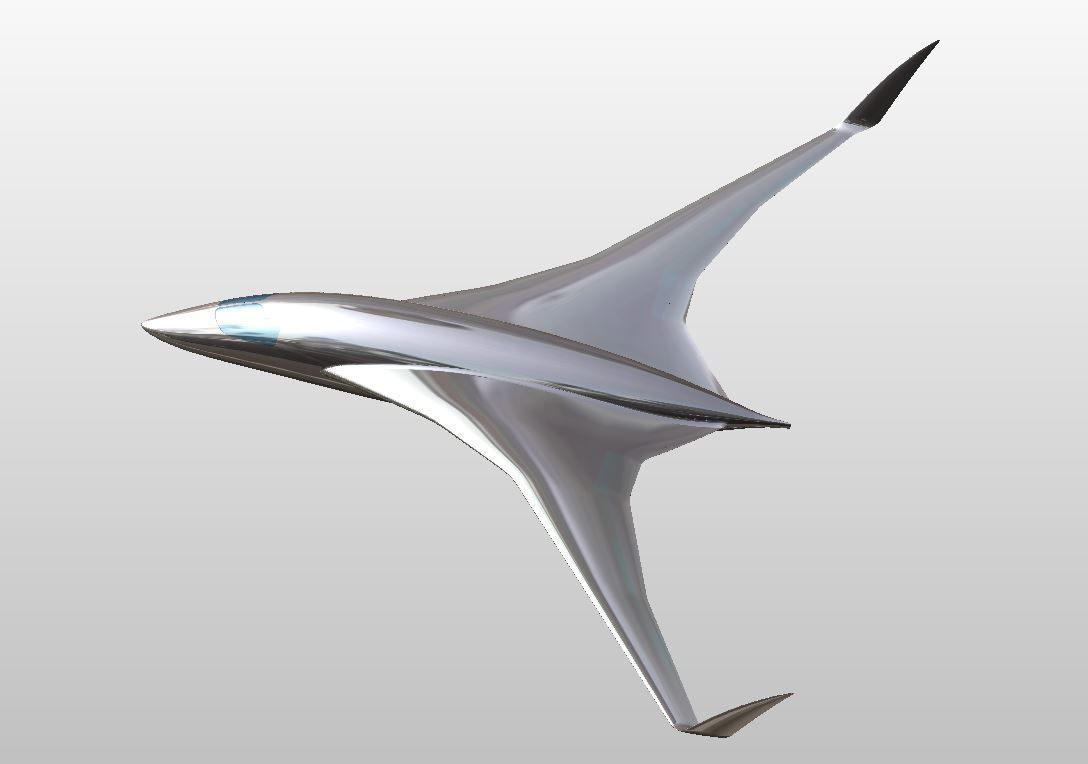 BWB EVO M 3D model_15