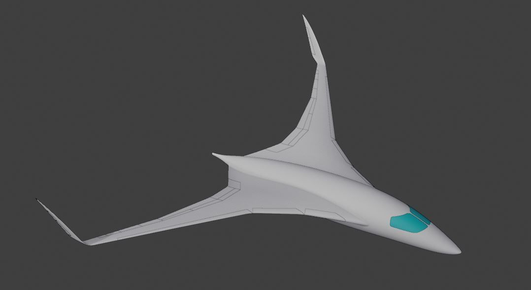 BWB EVO M 3D model_33