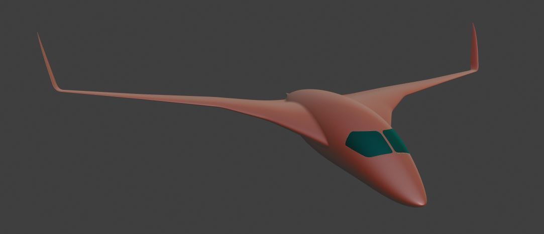 BWB EVO M 3D model_40