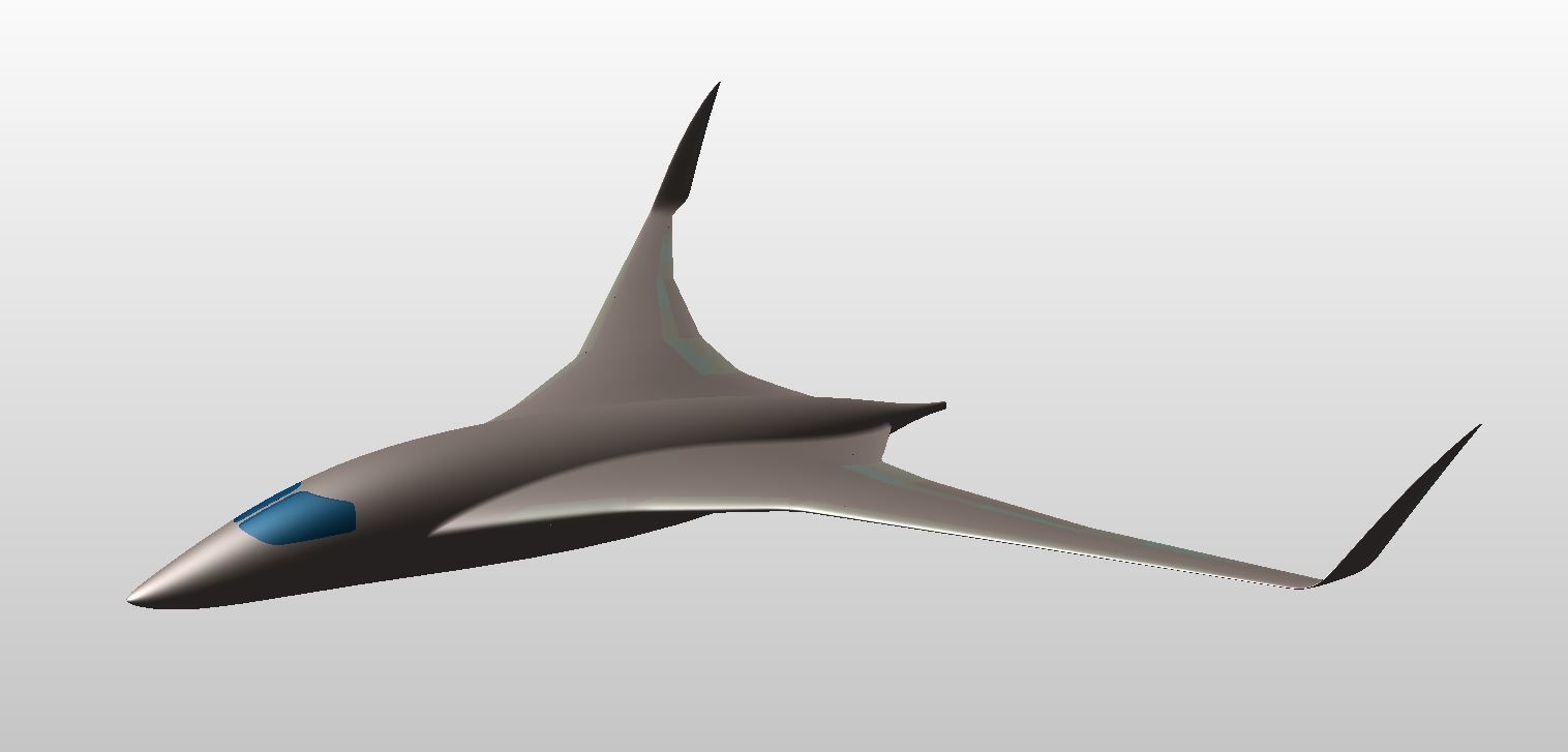 BWB EVO M 3D model_19