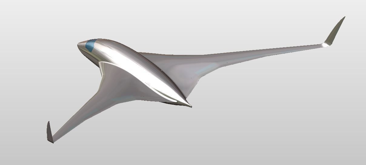 BWB EVO M 3D model_13