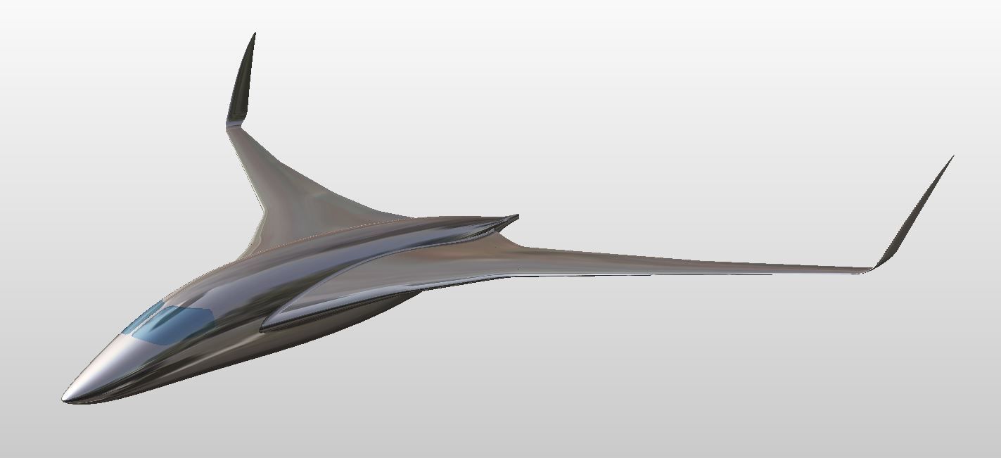 BWB EVO M 3D model_6