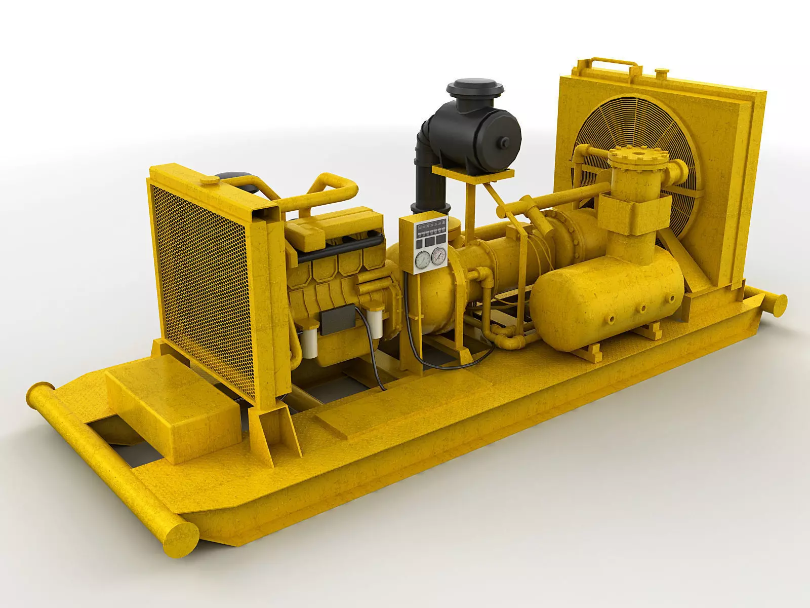 Compressor Station 3D model_0