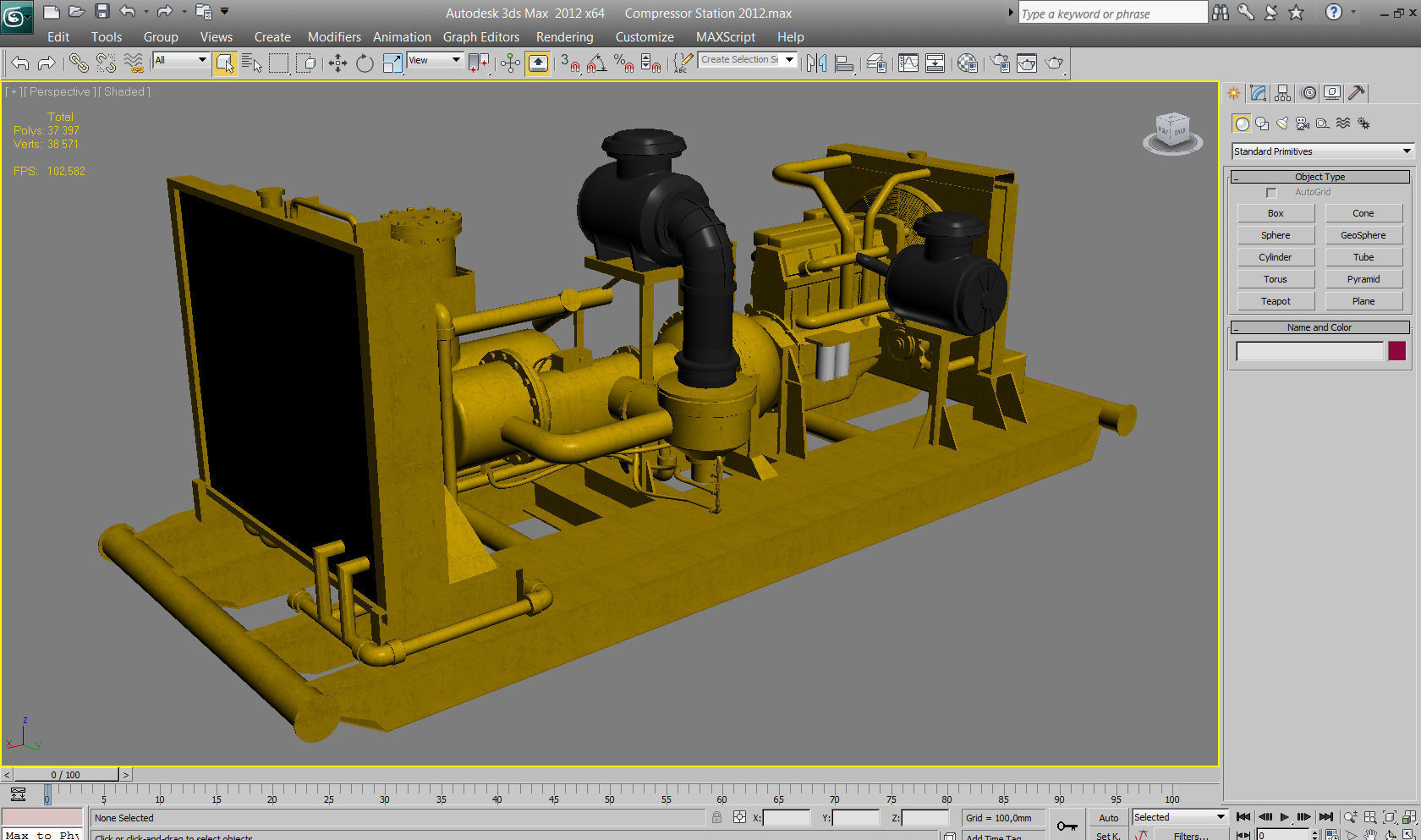 Compressor Station 3D model_4