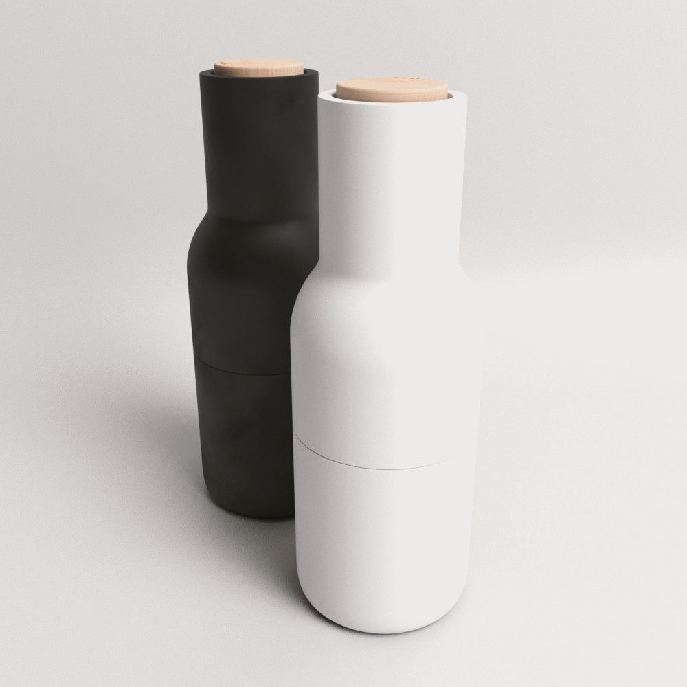 Menu Salt and Pepper bottles - PBR ready 3D model_2