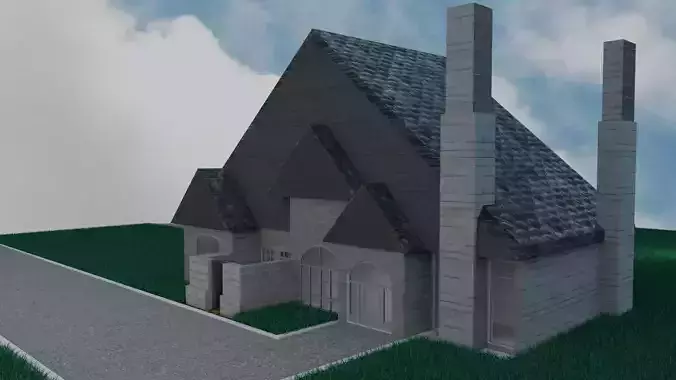 Modern House 3D model