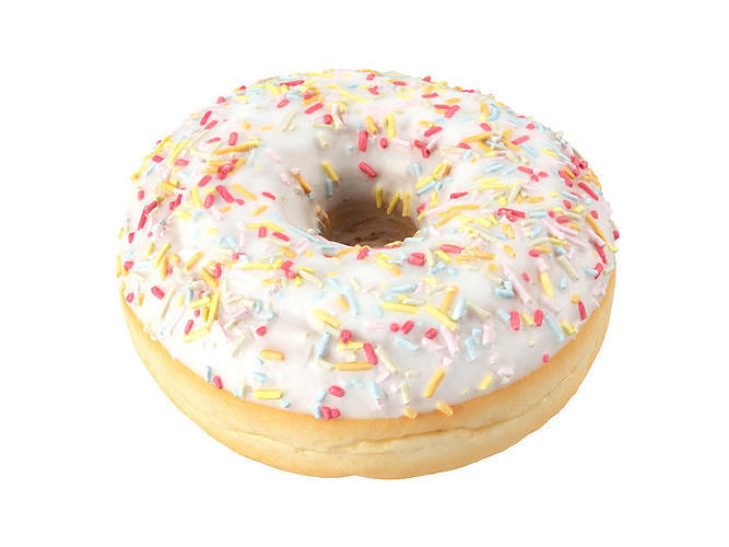 Photorealistic Sprinkled Donut 3D Scan 1 3D model