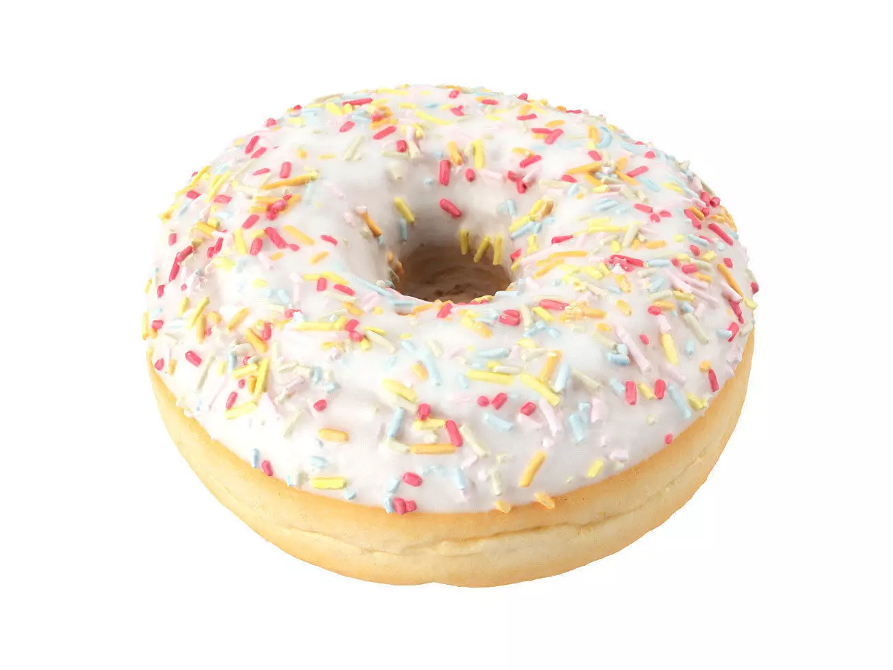 Photorealistic Sprinkled Donut 3D Scan 1 3D model_0