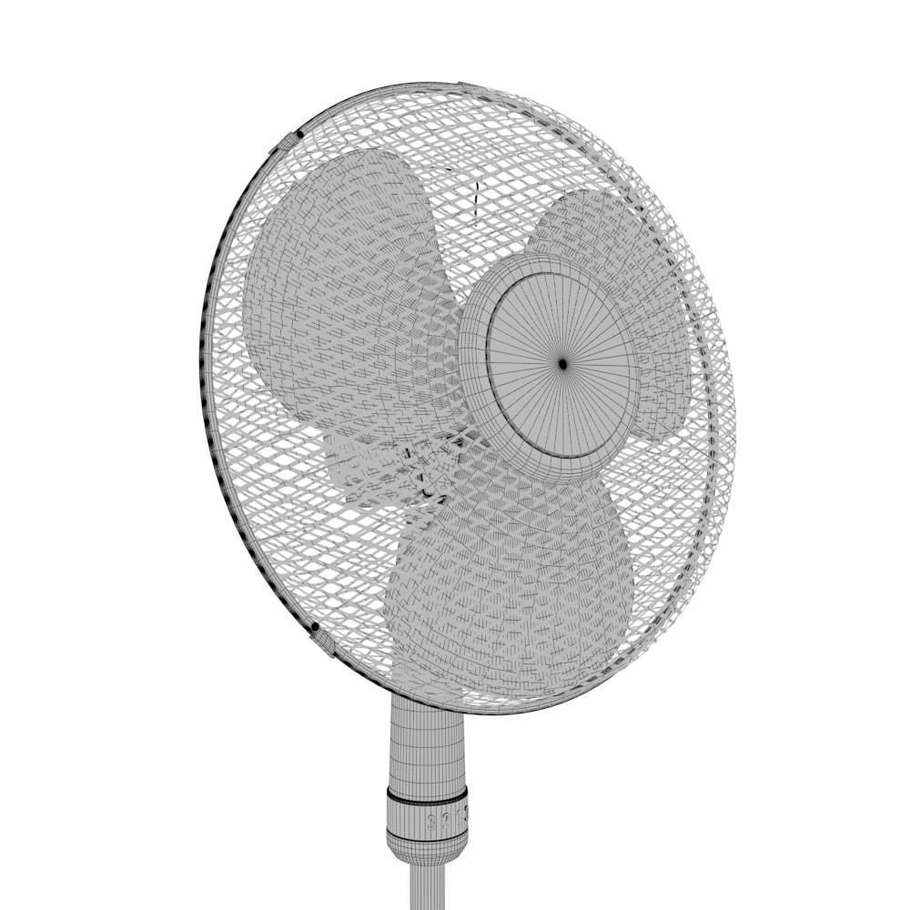 Sencor fan on stand 4047wh 3D model_5
