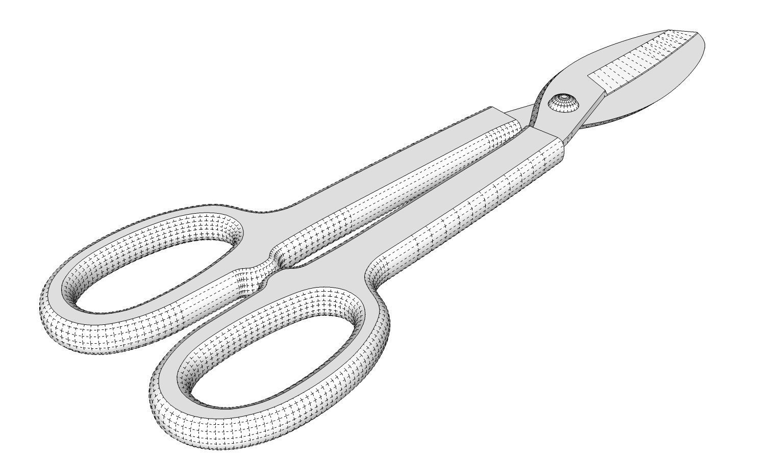 Tin Snips 3D model_11
