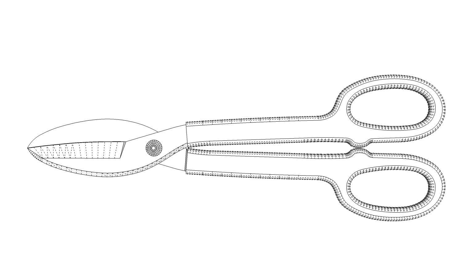 Tin Snips 3D model_8