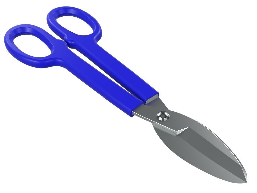 Tin Snips 3D model_2