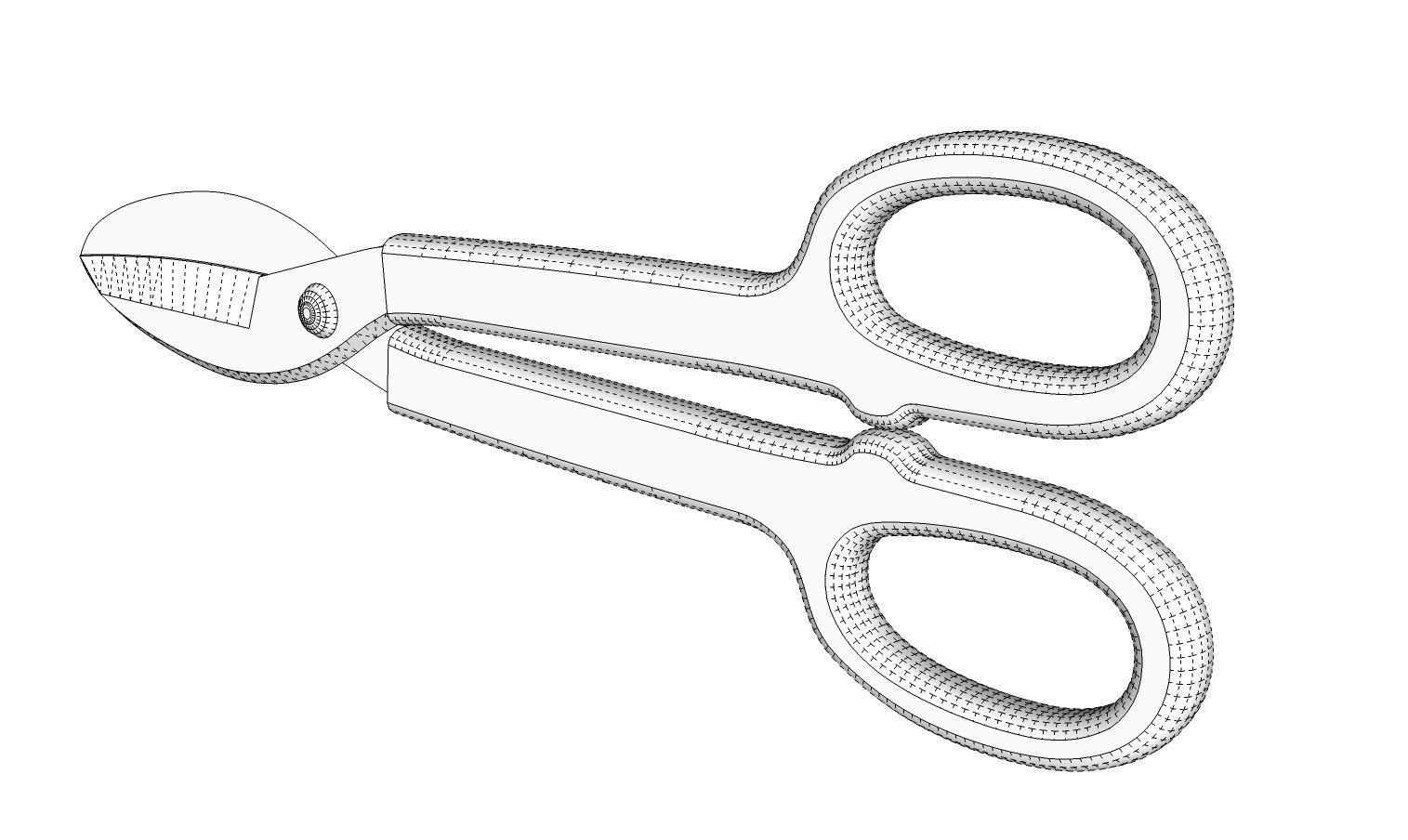 Tin Snips 3D model_12