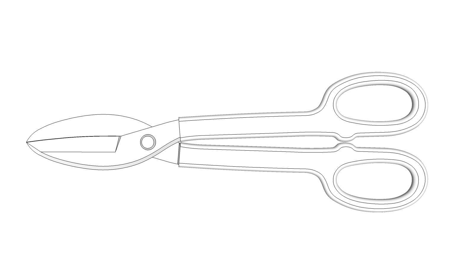 Tin Snips 3D model_7