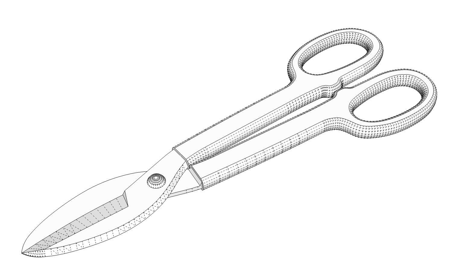 Tin Snips 3D model_9