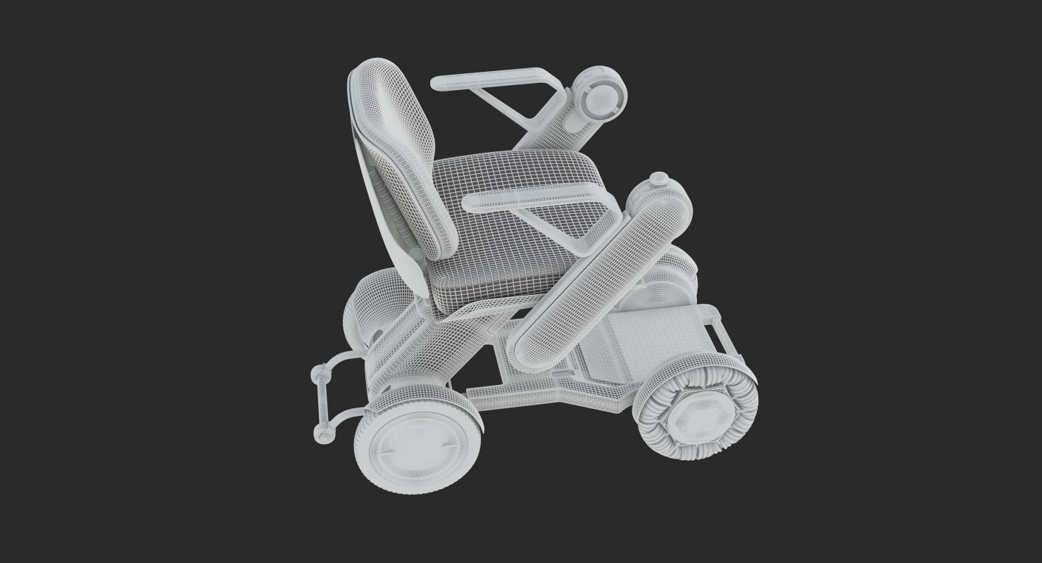 Will Model Ci Ultra Portable Power Wheelchair 3D model_12