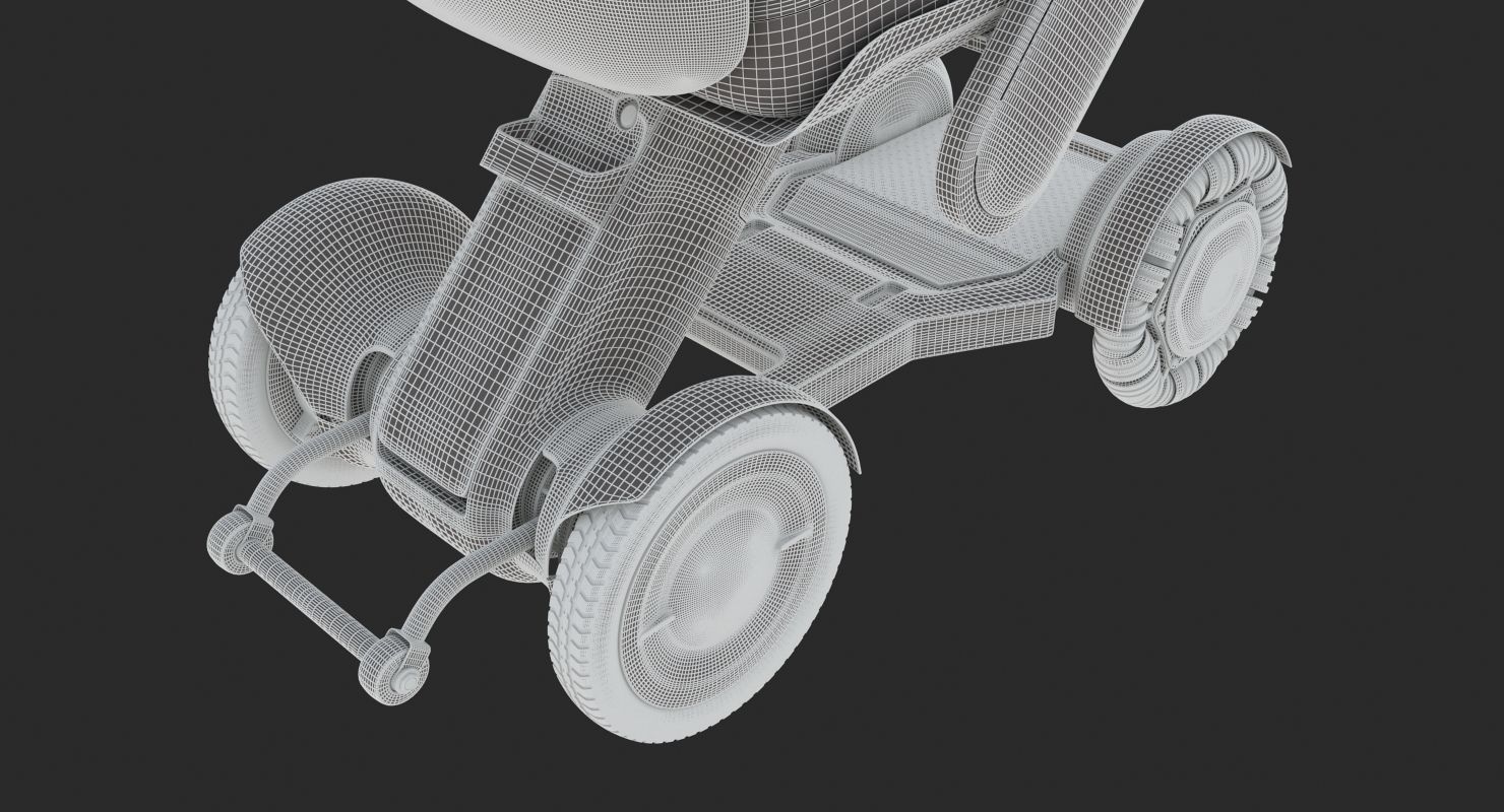 Will Model Ci Ultra Portable Power Wheelchair 3D model_18