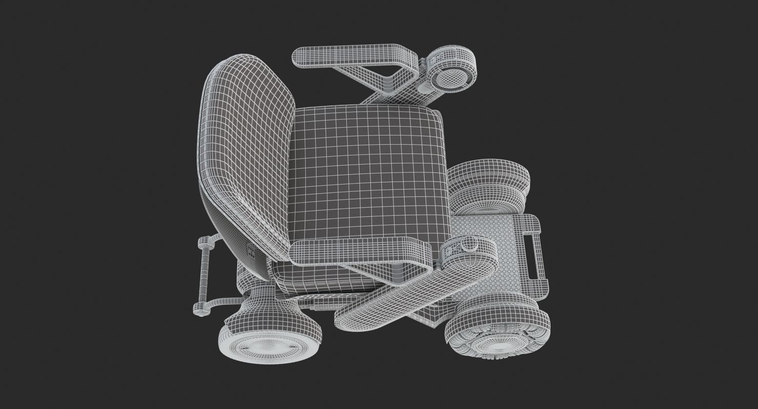 Will Model Ci Ultra Portable Power Wheelchair 3D model_13
