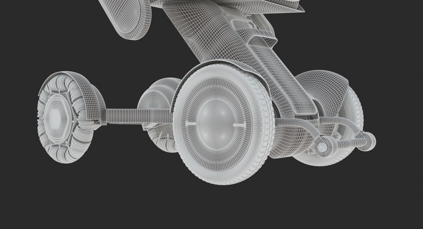 Will Model Ci Ultra Portable Power Wheelchair 3D model_16