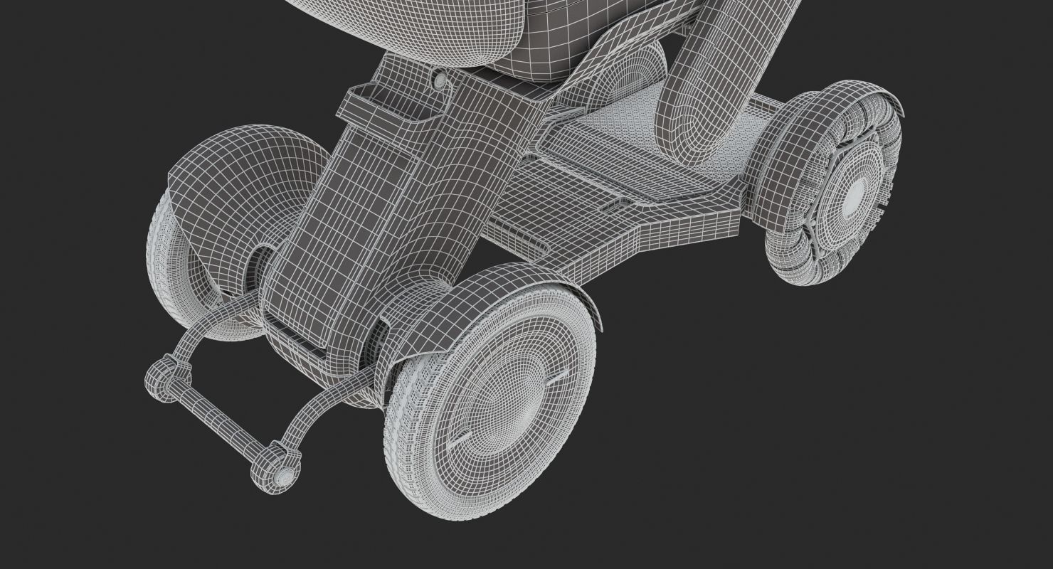 Will Model Ci Ultra Portable Power Wheelchair 3D model_17