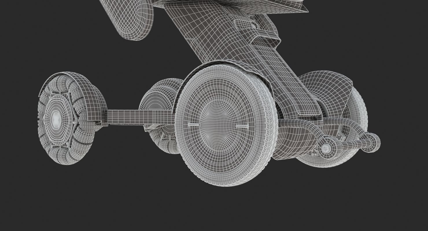 Will Model Ci Ultra Portable Power Wheelchair 3D model_15